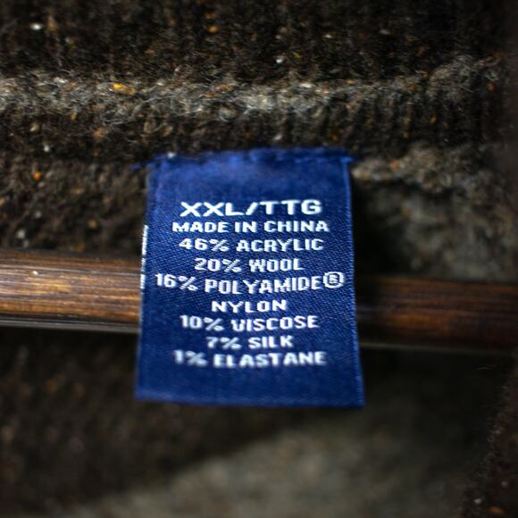 Tommy Bahama Men's XXL Earthy Heavy Knit Closed Cardigan - Picture 7 of 7